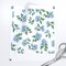 Tiny Hydrangea Blue And White Small Scale Botanical Florals Regency Spring Floral Custom Printed Fabric by Spoonflower Various Fabrics by the Yard or Fat Quarter